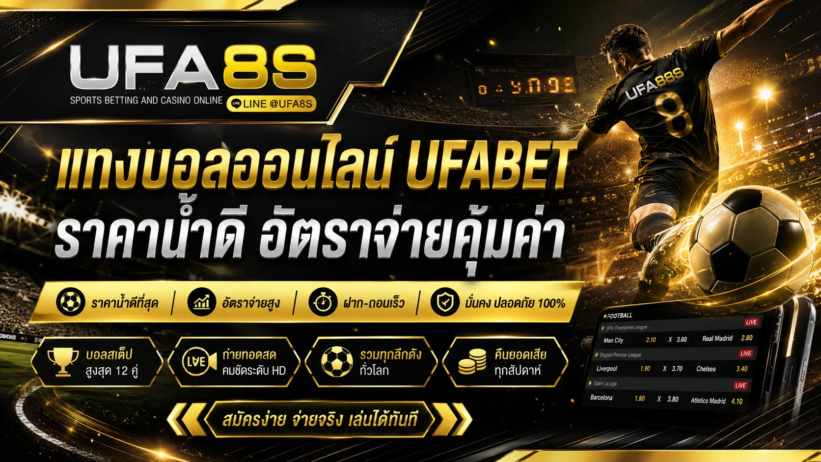 แทงบอลออนไลน์ UFABET
